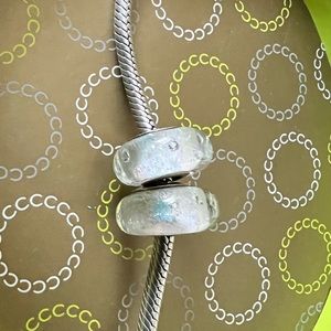 2 Chamilia Murano Glass Beads